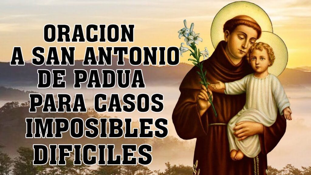 Oración a San Antonio para pedir paz y serenidad en tiempos de angustia