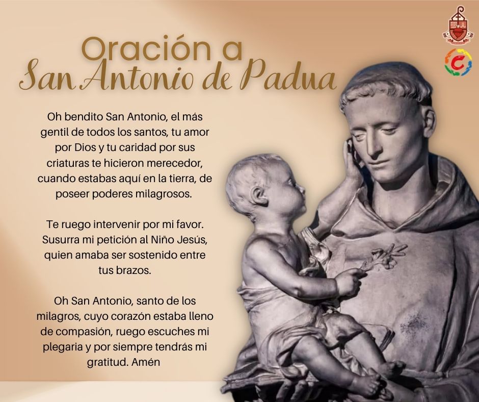 Oración de agradecimiento a San Antonio por los milagros recibidos